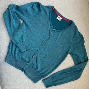 Mini Boden Glitter Cardigan